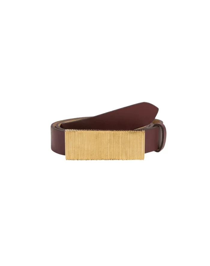 Belts Women ViX Paula Hermanny Luna Belt 8211 Wine
