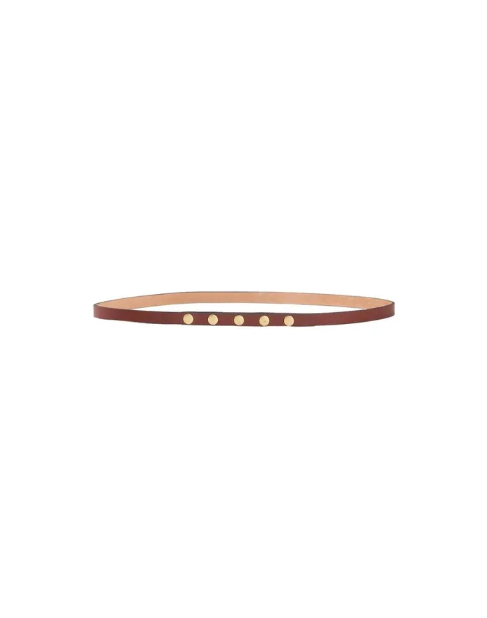 Belts Women ViX Paula Hermanny Slim Belt 8211 Brown