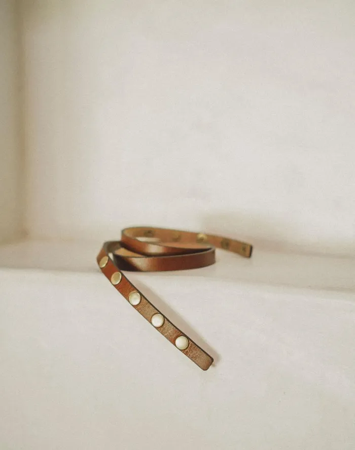 Belts Women ViX Paula Hermanny Slim Belt 8211 Brown