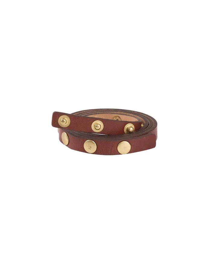 Belts Women ViX Paula Hermanny Slim Belt 8211 Brown