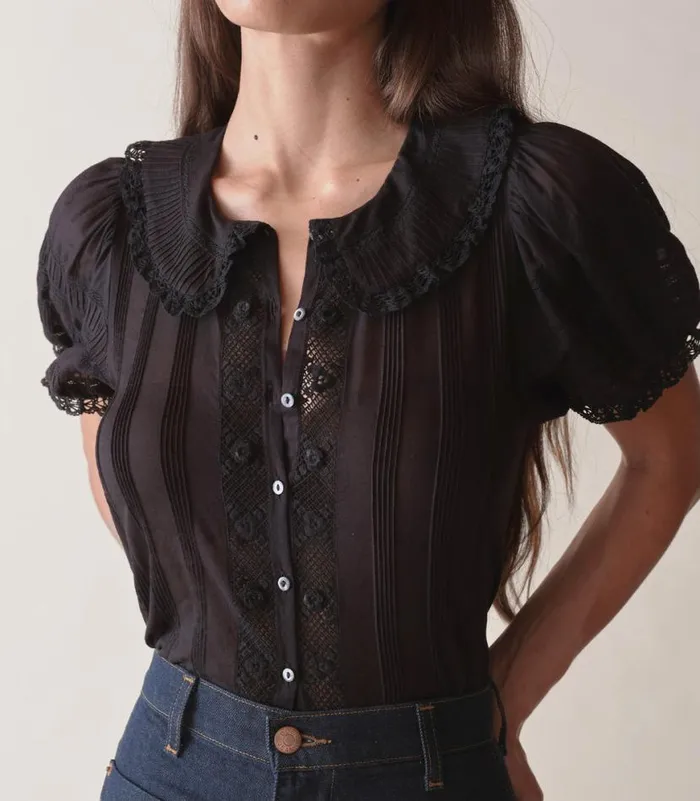 BERNADINE TOP Black Shop DEN Tops