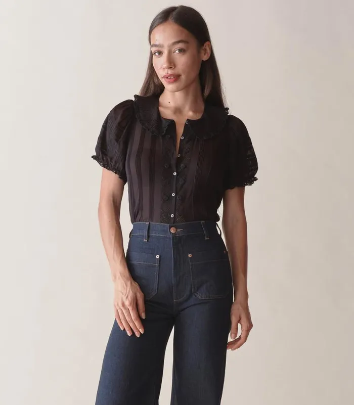 BERNADINE TOP Black Shop DEN Tops