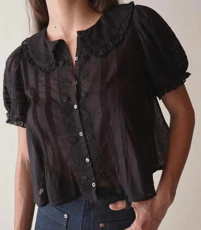 BERNADINE TOP Black Shop DEN Tops