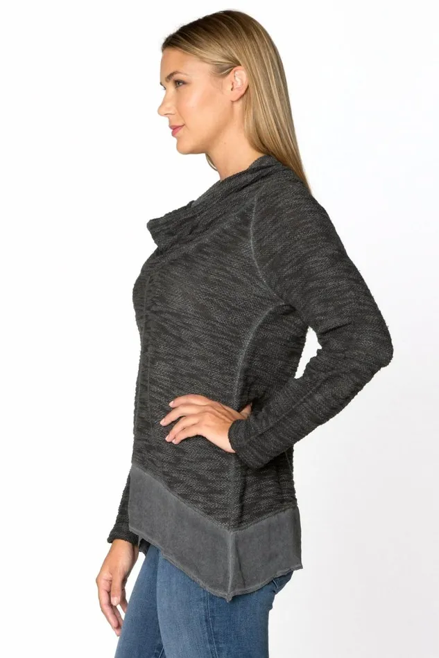 Bibiana Top Oil Wash London Grey Clothing XCVI ShirtsBlouses