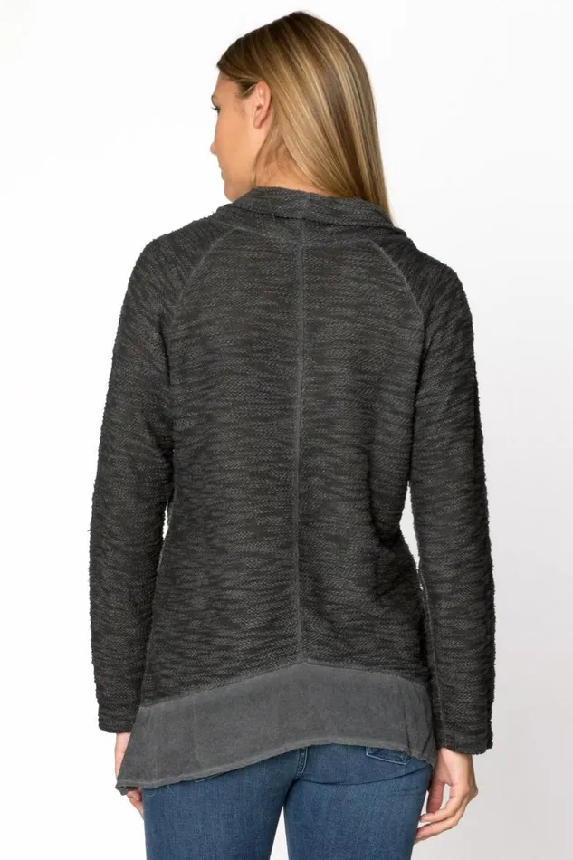 Bibiana Top Oil Wash London Grey Clothing XCVI ShirtsBlouses