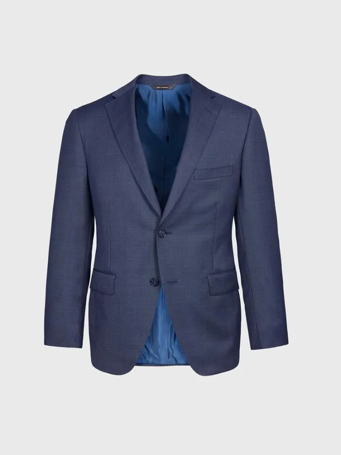 Blazers and Jackets Mens Paul Stuart Blue Pindot Paul Suit Blue