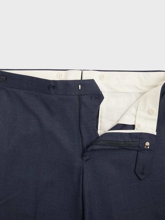Blazers and Jackets Mens Paul Stuart Blue Pindot Paul Suit Blue