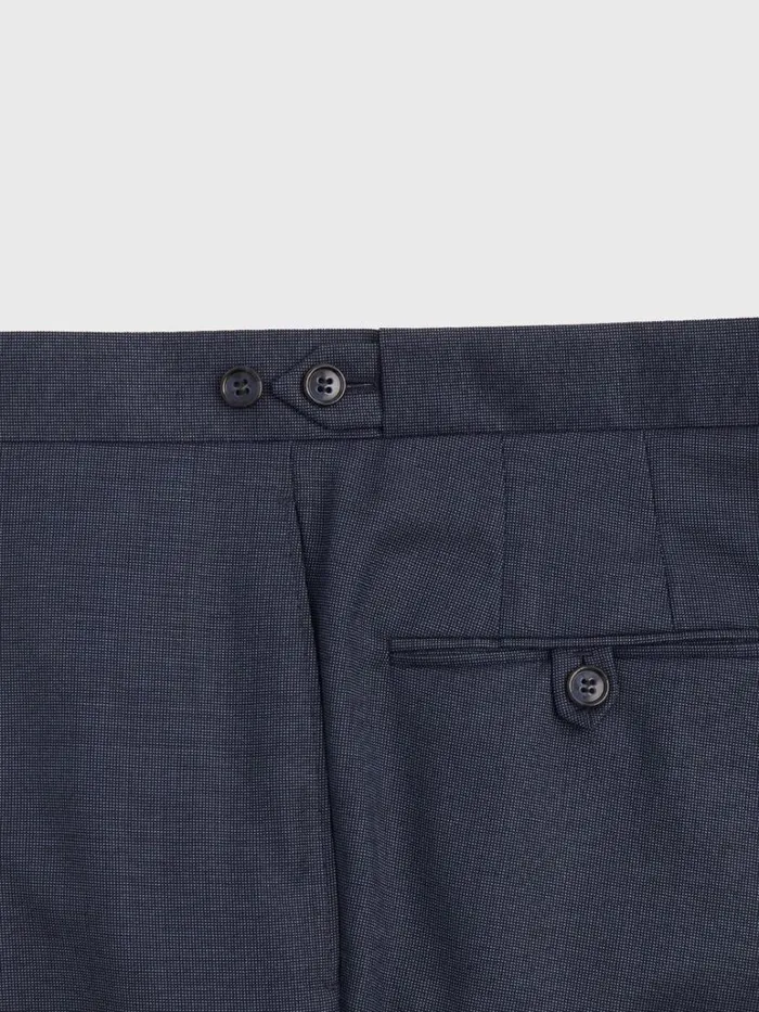 Blazers and Jackets Mens Paul Stuart Blue Pindot Paul Suit Blue