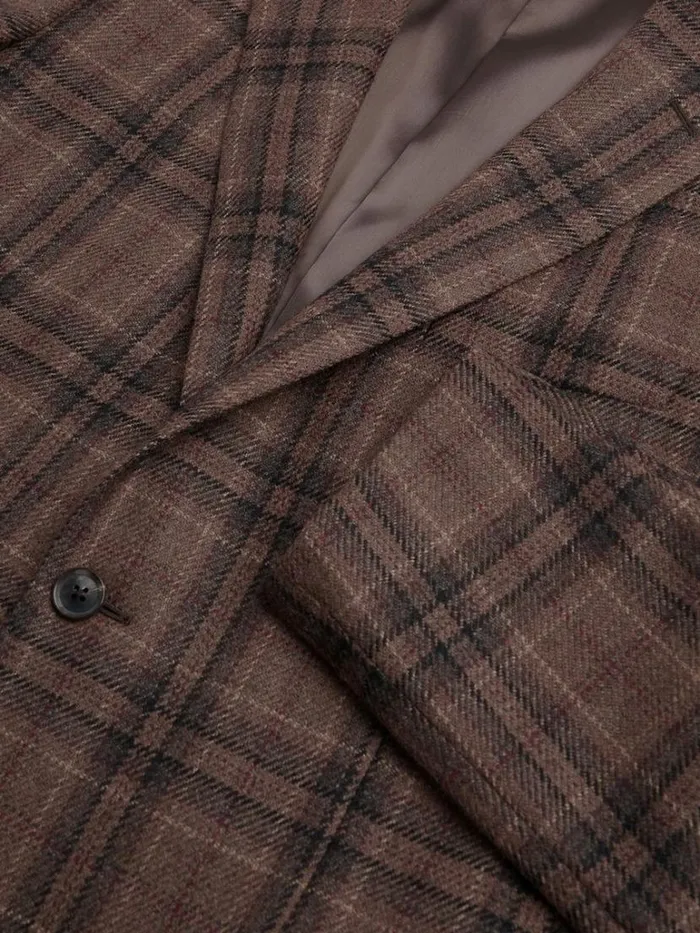 Blazers and Jackets Mens Paul Stuart Brown Plaid Wool Sport Jacket Tanbrown Blazers and Jackets Mens Paul Stuart Brown Plaid Wool Sport Jacket Tanbrown