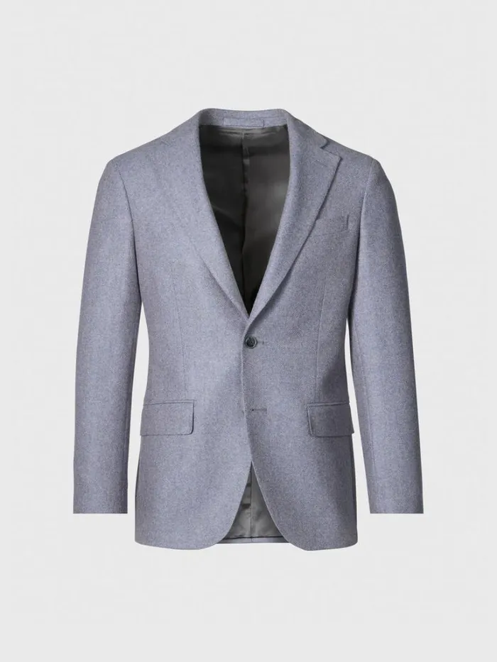 Blazers and Jackets Mens Paul Stuart Cashmere Melange Sport Jacket Bluegrey