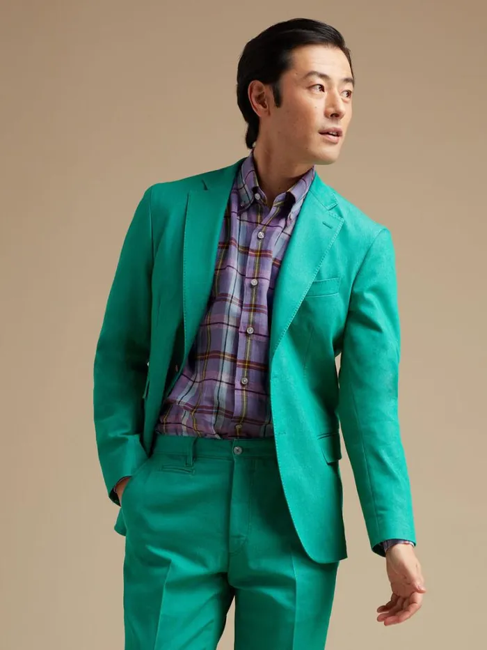 Blazers and Jackets Mens Paul Stuart Cotton Denim Jacket Green Blazers and Jackets Mens Paul Stuart Cotton Denim Jacket Green