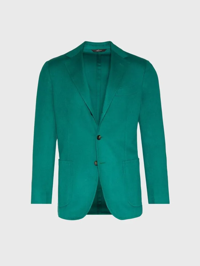 Blazers and Jackets Mens Paul Stuart Green Cashmere Soft Jacket Green
