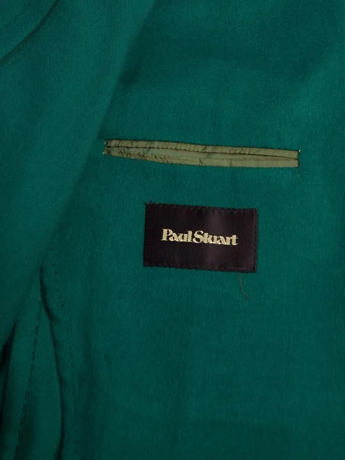 Blazers and Jackets Mens Paul Stuart Green Cashmere Soft Jacket Green Blazers and Jackets Mens Paul Stuart Green Cashmere Soft Jacket Green