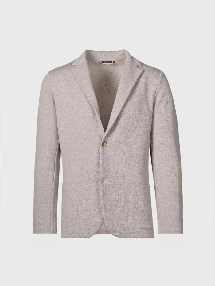Blazers and Jackets Mens Paul Stuart Linen and Cotton Piqu Knit Blazer Navy