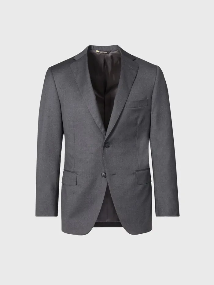 Blazers and Jackets Mens Paul Stuart Loro Piana Wool Paul Suit Grey