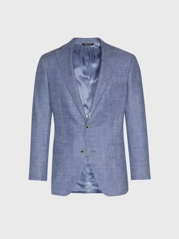 Blazers and Jackets Mens Paul Stuart Paul Fit Parquet Sport Jacket Blue