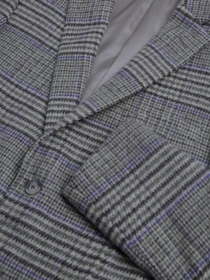 Blazers and Jackets Mens Paul Stuart Purple Plaid Cashmere Sport Jacket Greypurple Blazers and Jackets Mens Paul Stuart Purple Plaid Cashmere Sport Jacket Greypurple