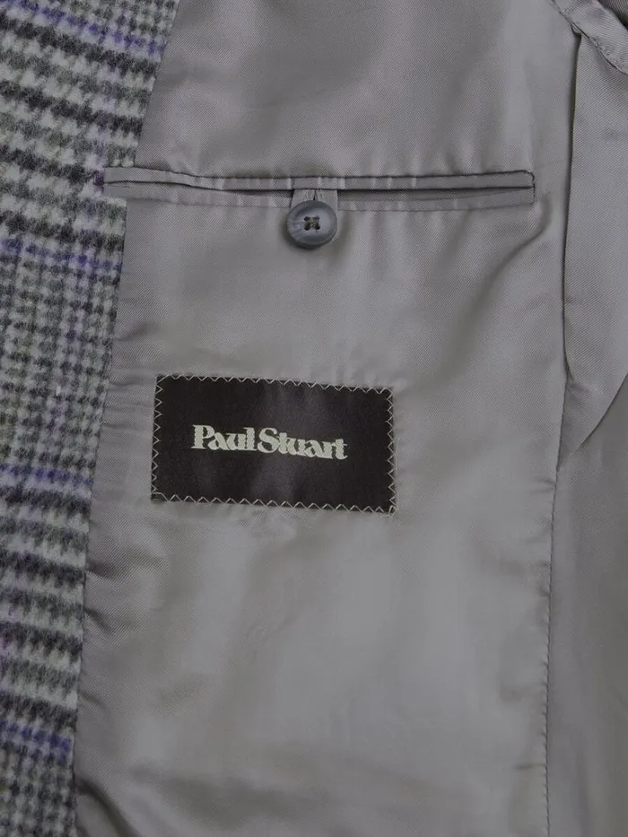 Blazers and Jackets Mens Paul Stuart Purple Plaid Cashmere Sport Jacket Greypurple Blazers and Jackets Mens Paul Stuart Purple Plaid Cashmere Sport Jacket Greypurple