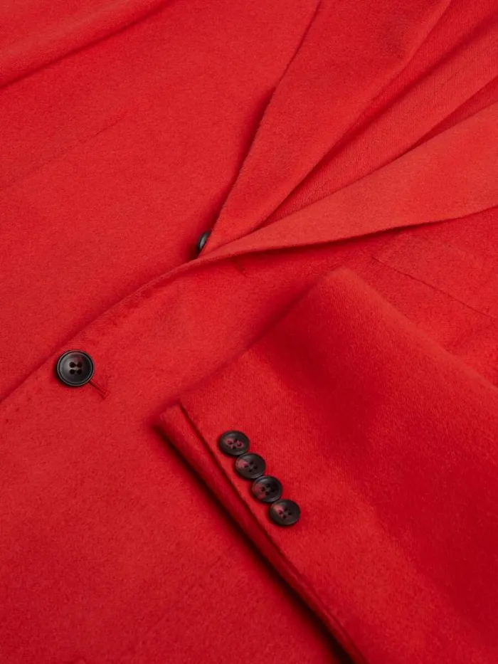 Blazers and Jackets Mens Paul Stuart Red Cashmere Soft Jacket Red Blazers and Jackets Mens Paul Stuart Red Cashmere Soft Jacket Red
