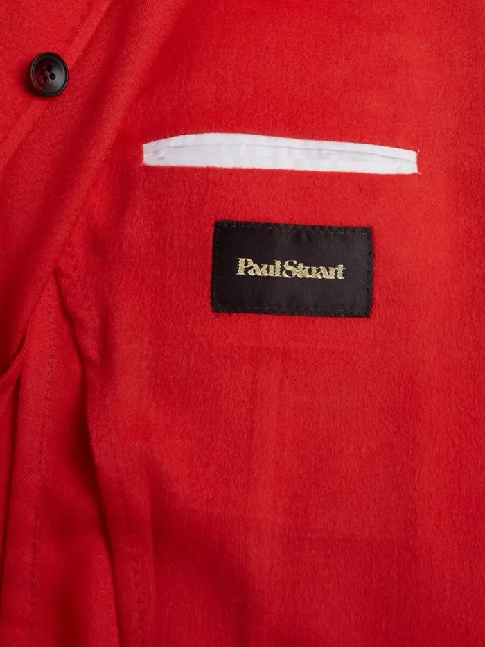 Blazers and Jackets Mens Paul Stuart Red Cashmere Soft Jacket Red Blazers and Jackets Mens Paul Stuart Red Cashmere Soft Jacket Red