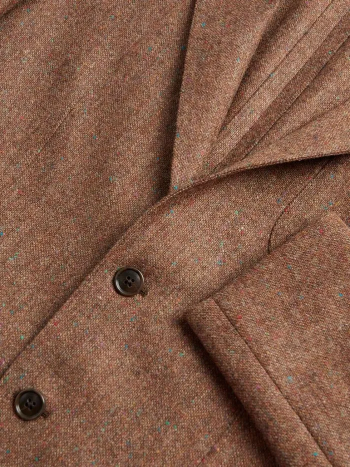 Blazers and Jackets Mens Paul Stuart Shetland Wool Tweed Jacket Brown