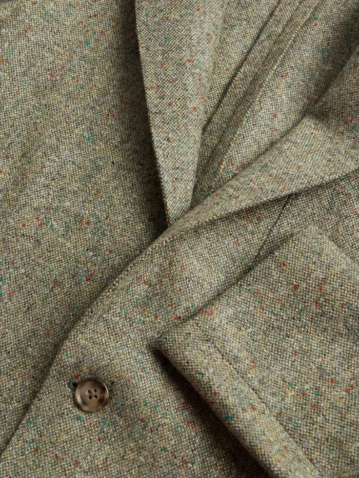 Blazers and Jackets Mens Paul Stuart Shetland Wool Tweed Jacket Moss