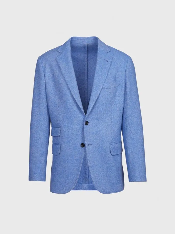 Blazers and Jackets Mens Paul Stuart Solid Wool Soft Constructed Jacket Light Blue Blazers and Jackets Mens Paul Stuart Solid Wool Soft Constructed Jacket Light Blue