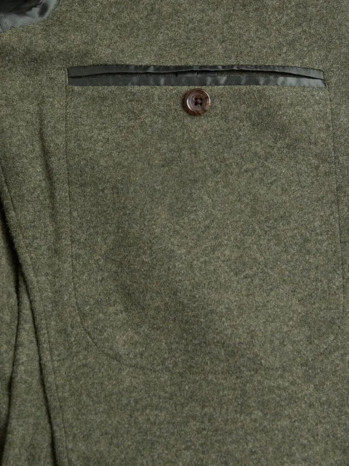 Blazers and Jackets Mens Paul Stuart Wool and Cashmere Jersey Jacket Sage