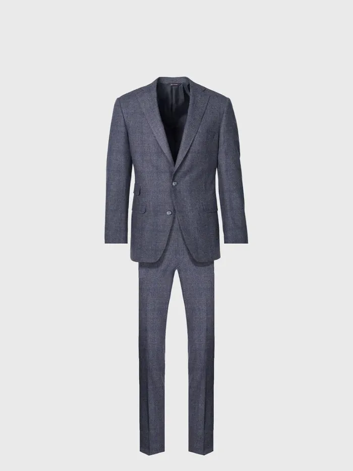 Blazers and Jackets Mens Paul Stuart Wool and Cashmere Plaid Paul Suit Grey