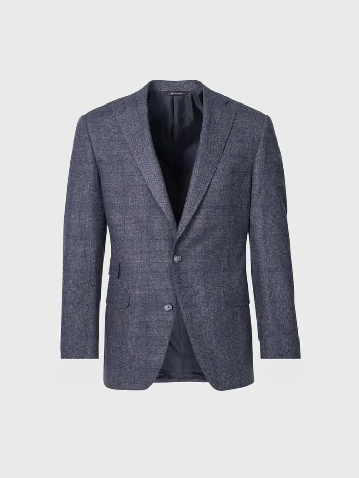 Blazers and Jackets Mens Paul Stuart Wool and Cashmere Plaid Paul Suit Grey
