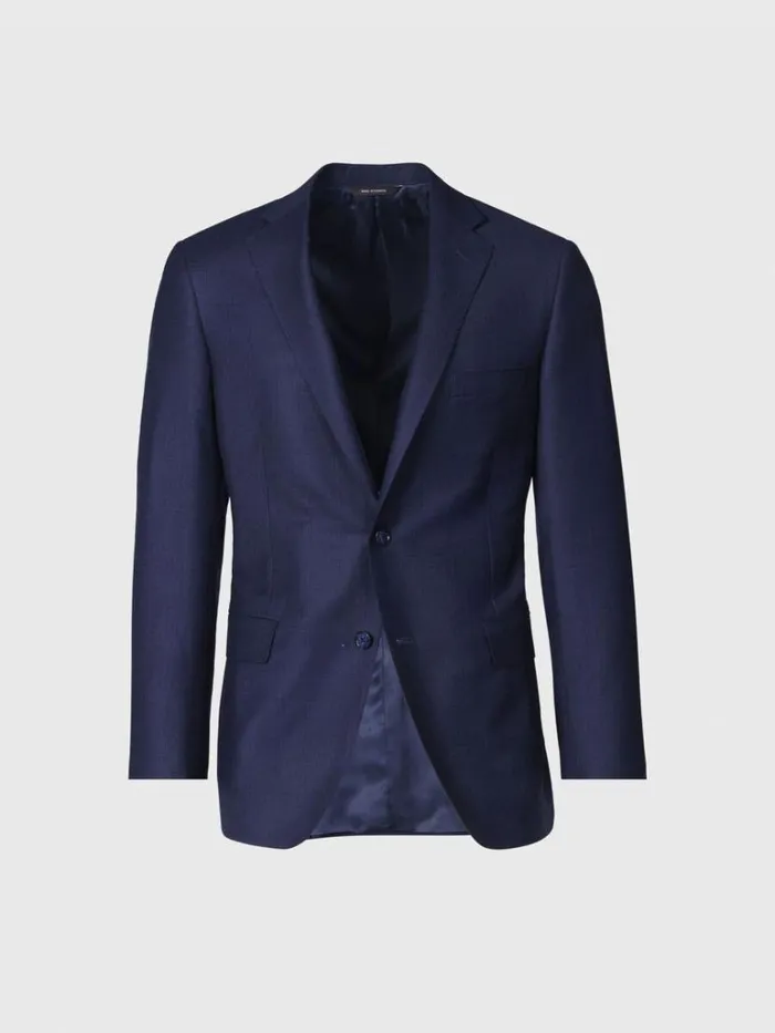 Blazers and Jackets Mens Paul Stuart Wool and Silk Plaid Paul Jacket Navy