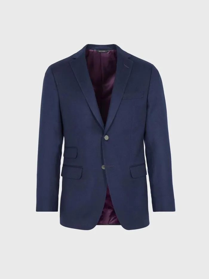 Blazers and Jackets Mens Paul Stuart Wool And Cashmere Drake Blazer Navy
