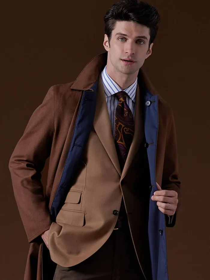 Blazers and Jackets Mens Paul Stuart Wool Sport Jacket Camel