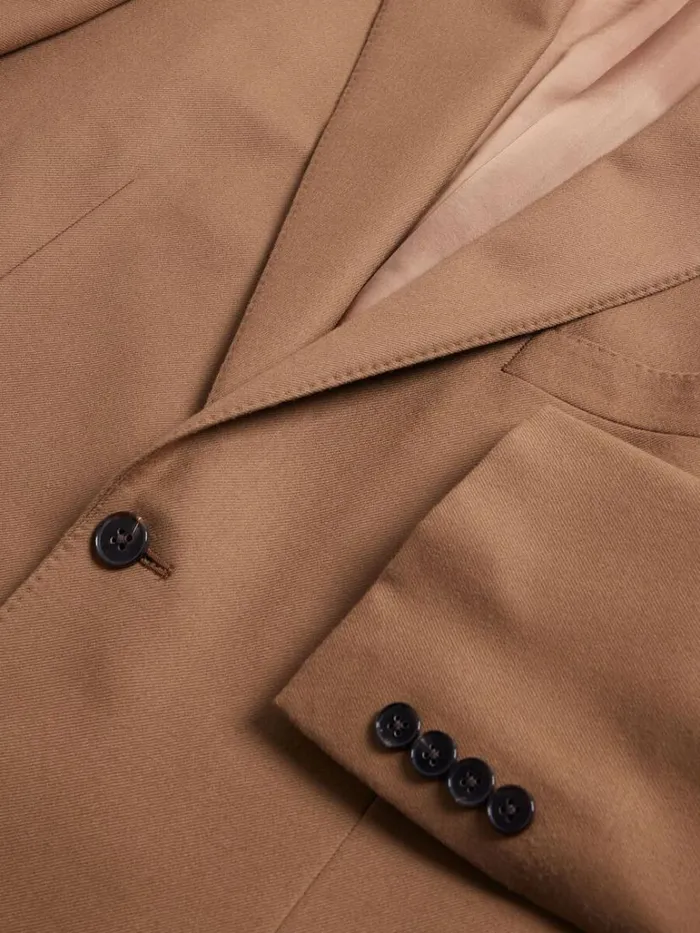 Blazers and Jackets Mens Paul Stuart Wool Sport Jacket Camel