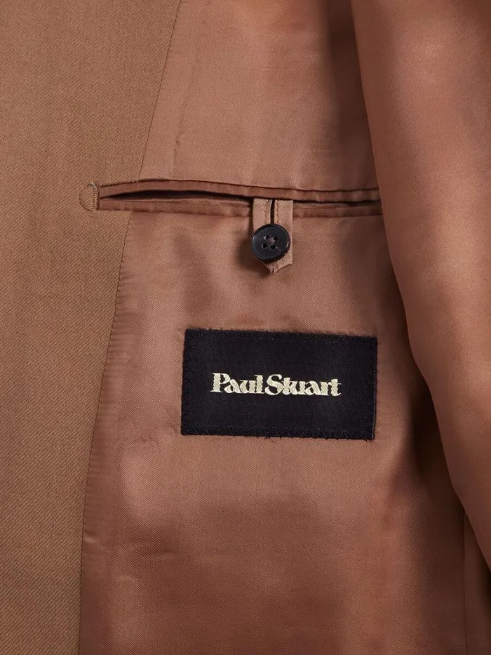 Blazers and Jackets Mens Paul Stuart Wool Sport Jacket Camel