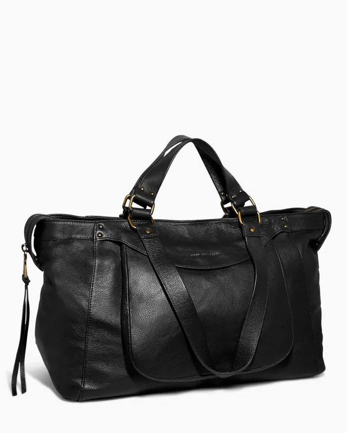 Bleecker XL Tote Black With 14k Yellow Gold Women Aimee Kestenberg Tote Bags