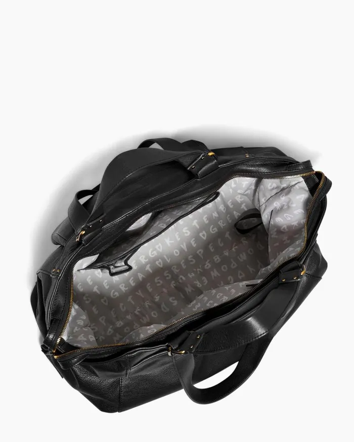 Bleecker XL Tote Black With 14k Yellow Gold Women Aimee Kestenberg Tote Bags