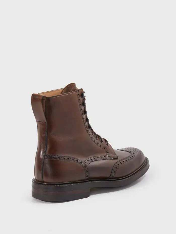 Boots Mens Paul Stuart Nate Leather Derby Boot Dark Brown