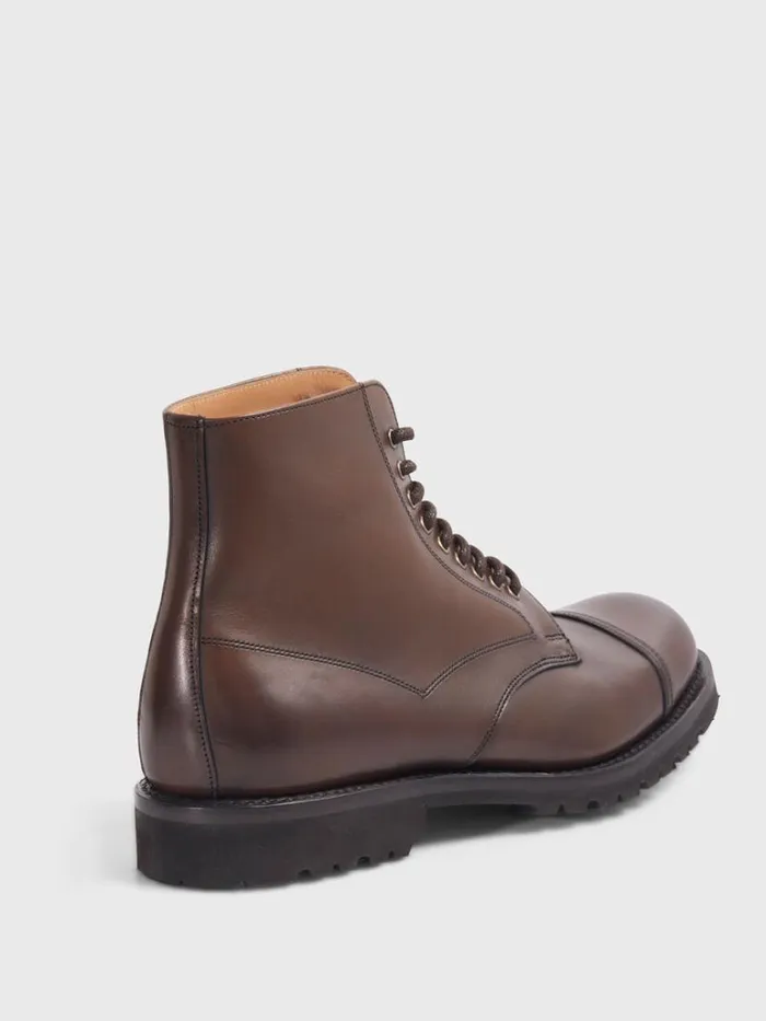 Boots Mens Paul Stuart Nebo Leather Laceup Boot Brown