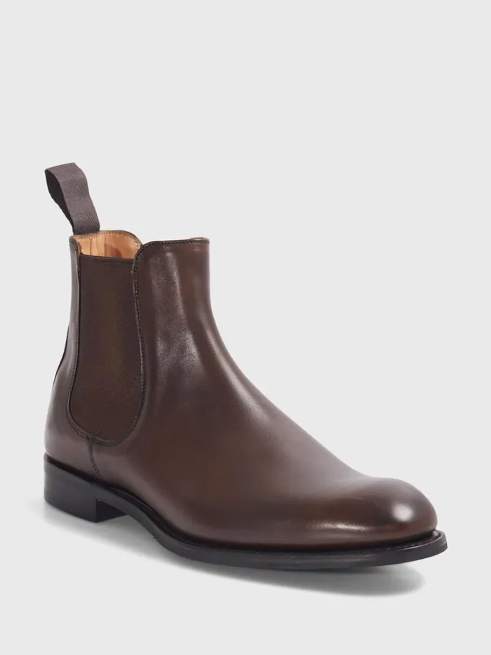 Boots Mens Paul Stuart Nelo Leather Chelsea Boot Brown