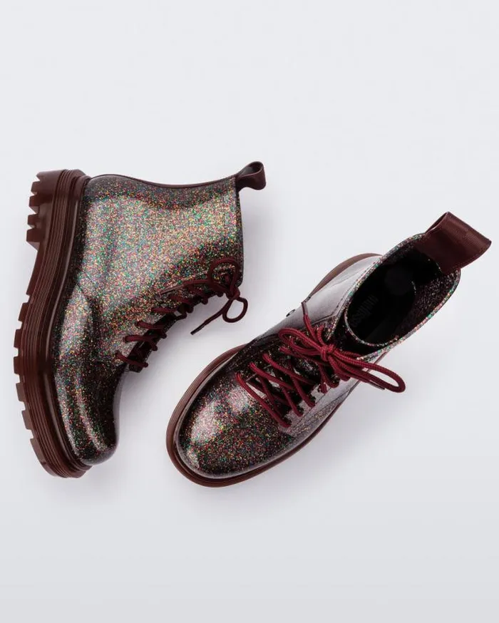 Boots Women Melissa Coturno Multicolor Glitter