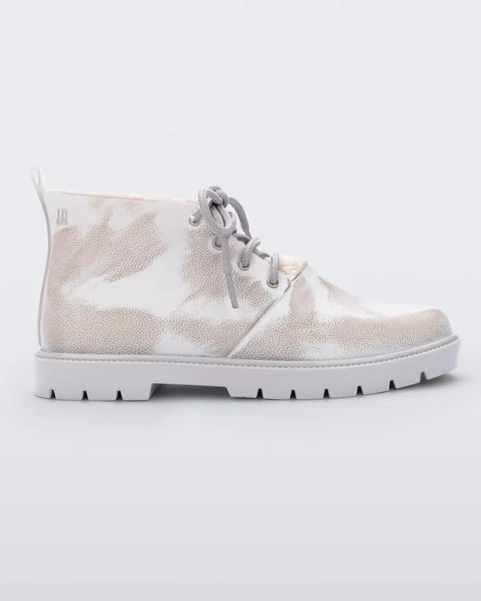 Boots Women Melissa Fluffy Boot Grey White