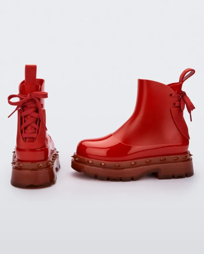 Boots Women Melissa Spikes Boot Red