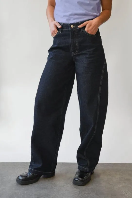 Bottoms Women Damson Madder Dion Jean 8211 Dark Indigo