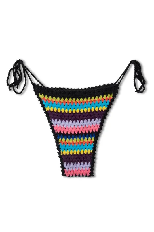 Bottoms Women Damson Madder Hana Stripe Bikini Bottom
