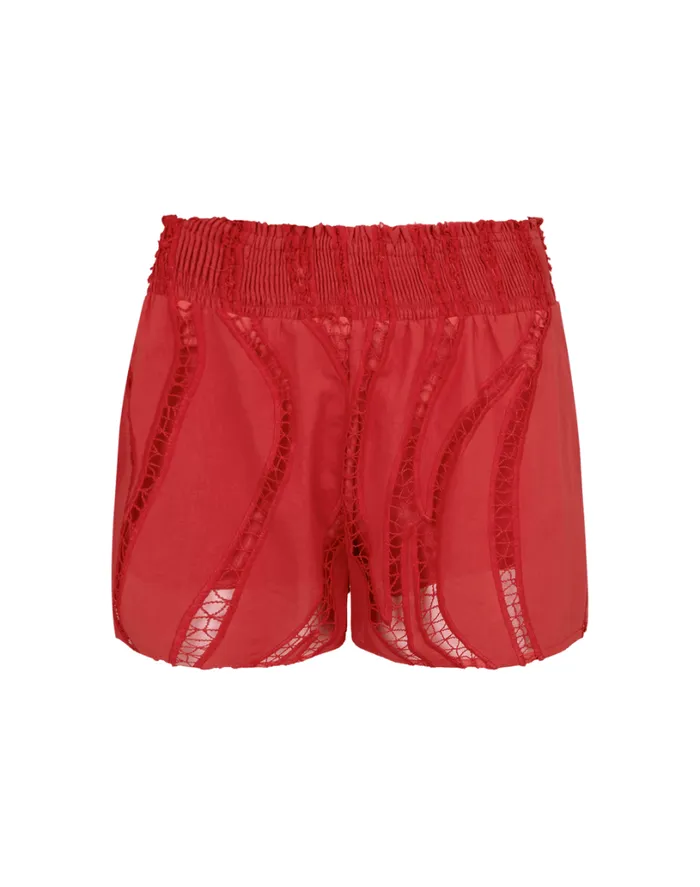 Bottoms Women ViX Paula Hermanny Babi Shorts 8211 Raspberry