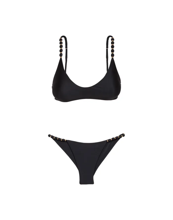 Bottoms Women ViX Paula Hermanny Beads Bottom 8211 Black