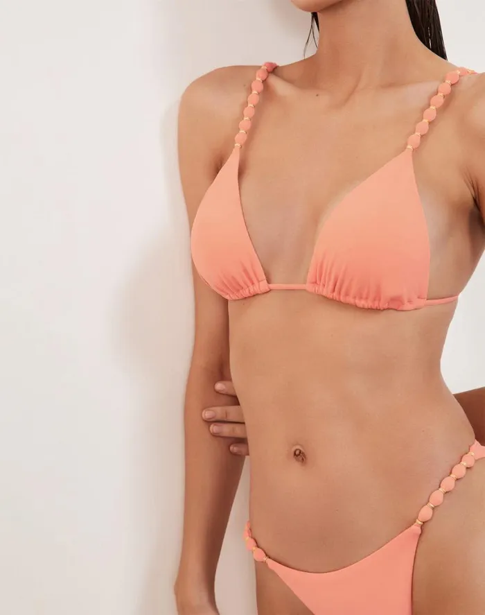 Bottoms Women ViX Paula Hermanny Beads Bottom 8211 Peach