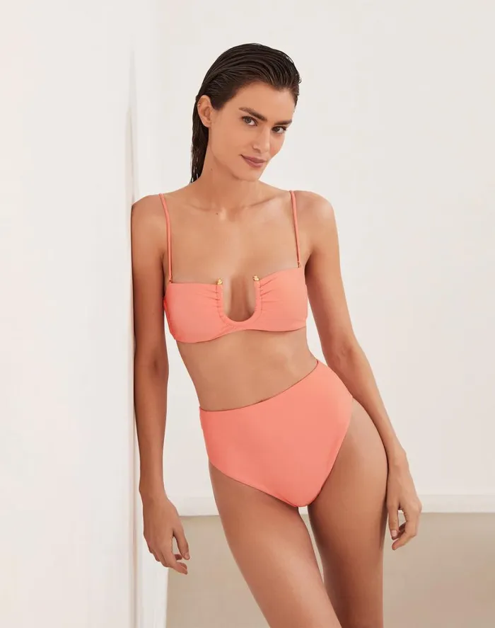 Bottoms Women ViX Paula Hermanny Bela Hot Pant Bottom 8211 Peach