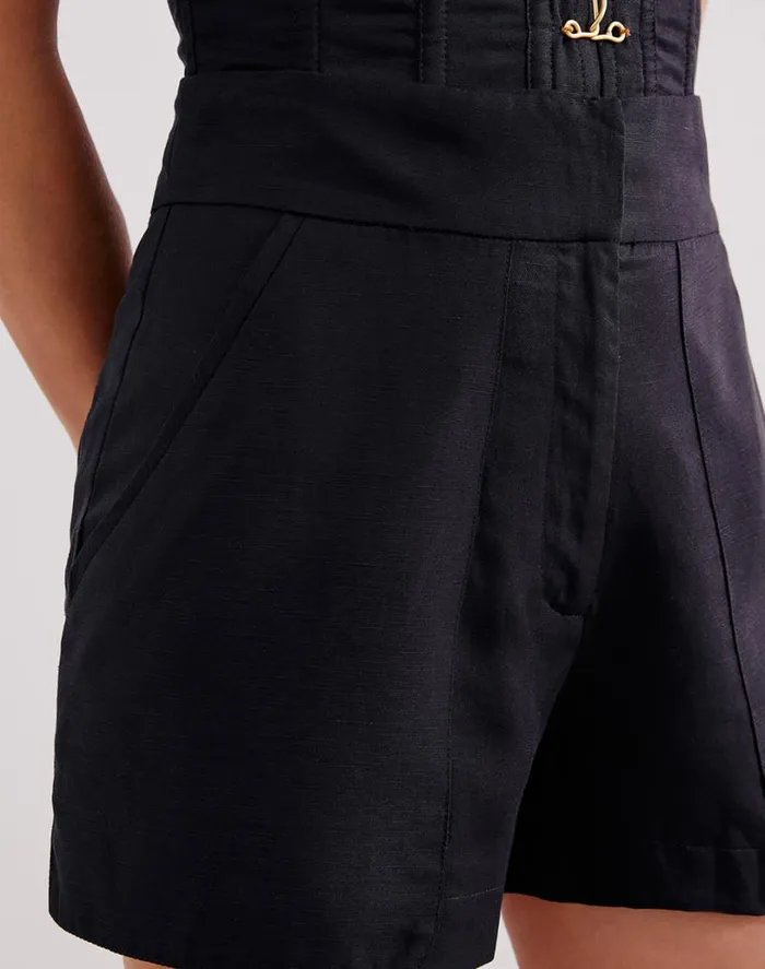 Bottoms Women ViX Paula Hermanny Bela Short 8211 Black